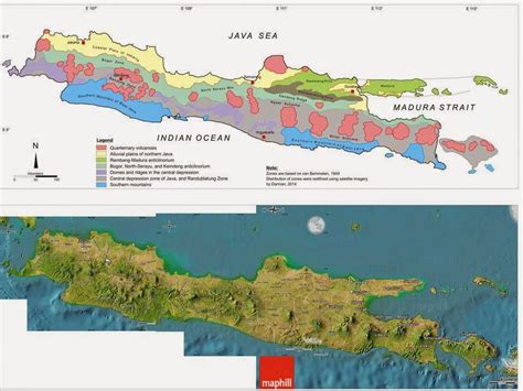 peta geologi pulau jawa