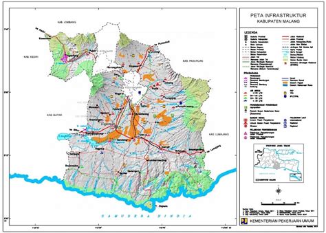 peta geologi regional malang