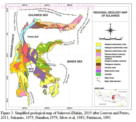 peta geologi sulawesi utara