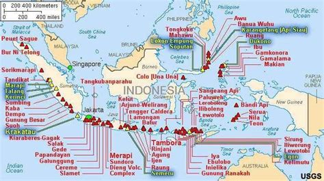 peta gunung api di indonesia