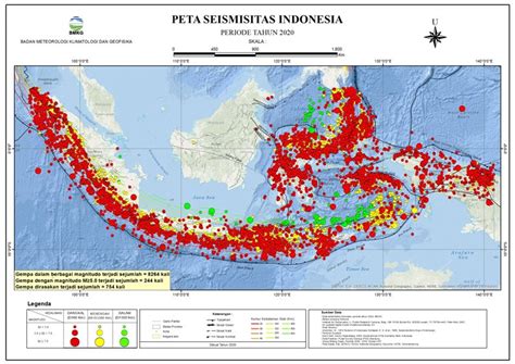 peta hazard gempa indonesia terbaru