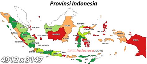 peta indonesia lengkap ukuran besar dan jelas