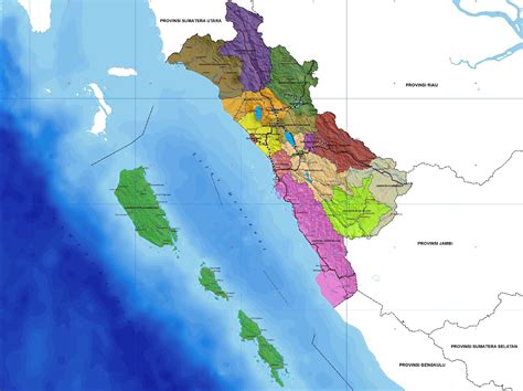 peta kabupaten sumatera barat