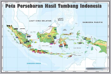 peta persebaran pertambangan di indonesia