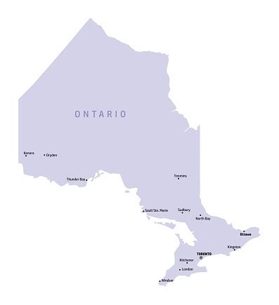 Peta Provinsi Ontario