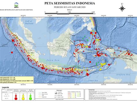 peta zonasi gempa indonesia 2023