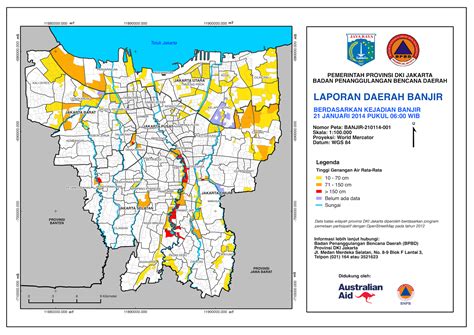 Peta yang Digunakan untuk Memperoleh Informasi Daerah Rawan Banjir
