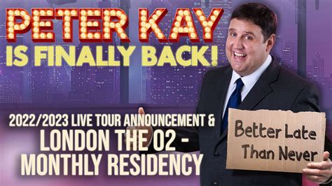 peter kay tour 2023 london 02