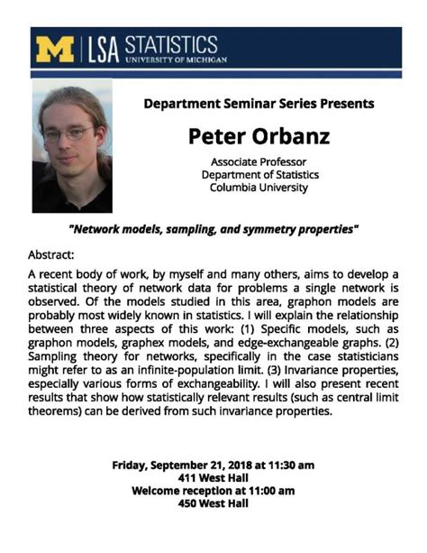 Peter Orbanz Simons Institute for the Theory of Computing