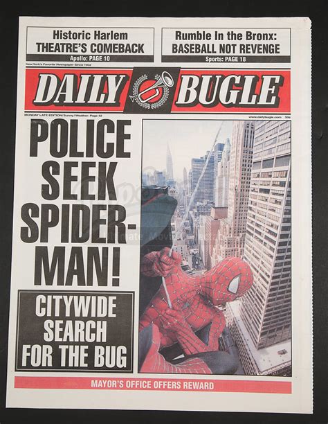 peter parker works for which newspaper