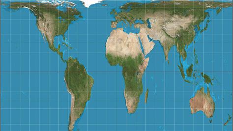Peters Projection Map, Widely used in educational and business circles
