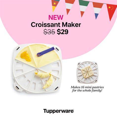 Petit Croissant Tupperware en action