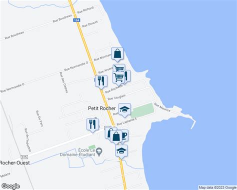 Petit Rocher Map