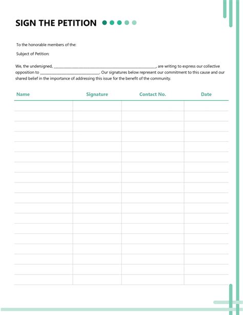 petition signatures needed