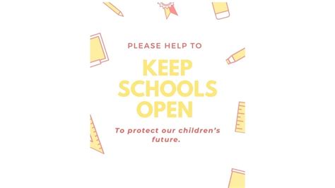 petition to keep schools open