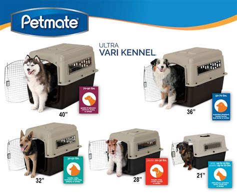 Petmate Dog Crate Sizes