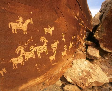 petroglyphs utah moab national park