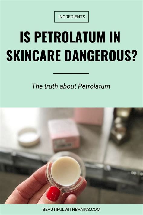 petrolatum function in cosmetics