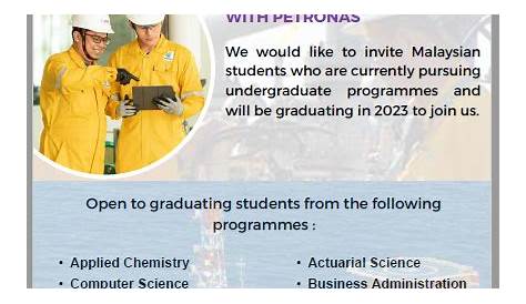 Petronas-Job Opportunity