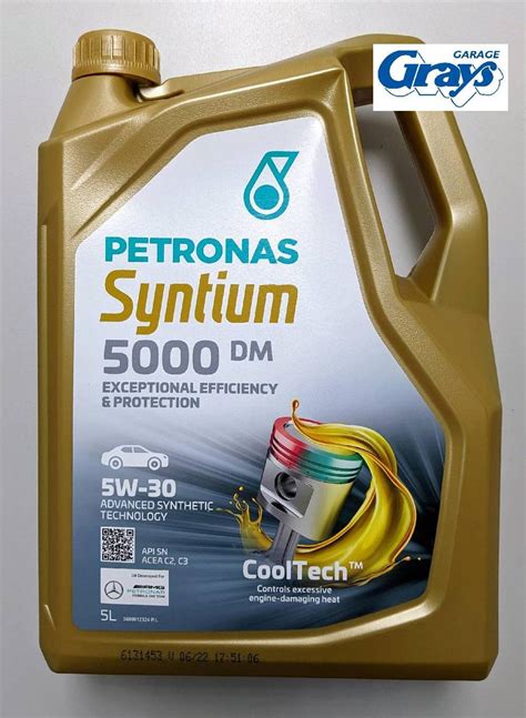 petronas syntium 5000 dm - 5l