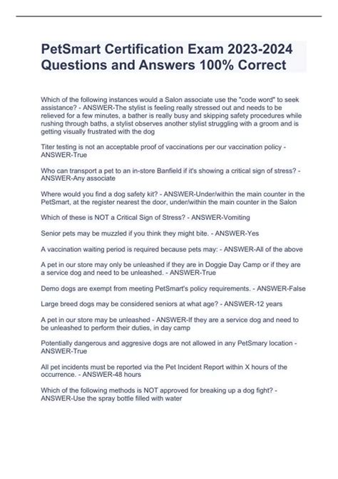 Petsmart Free First Exam