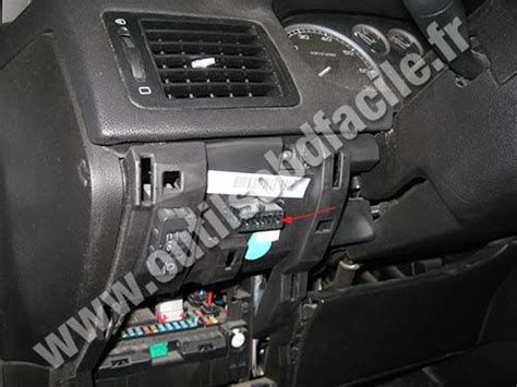 peugeot 307 obd location