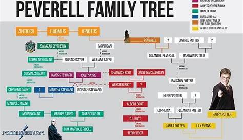 Peverell family tree | Harry potter family tree, Potter family, Harry