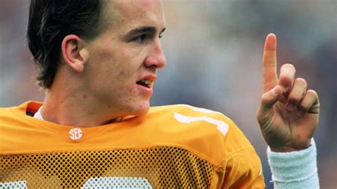 Peyton Manning Tennessee Volunteers Quarterbacks