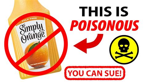 pfas chemicals in simply orange juice