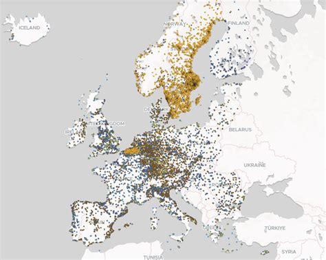 pfas chemicals map of europe
