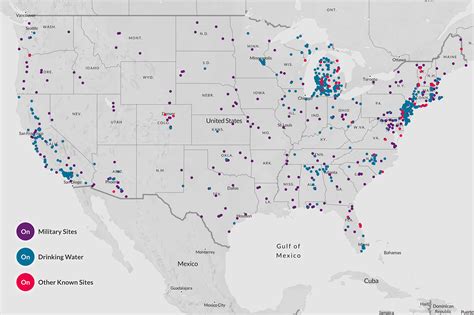 pfas forever chemicals map