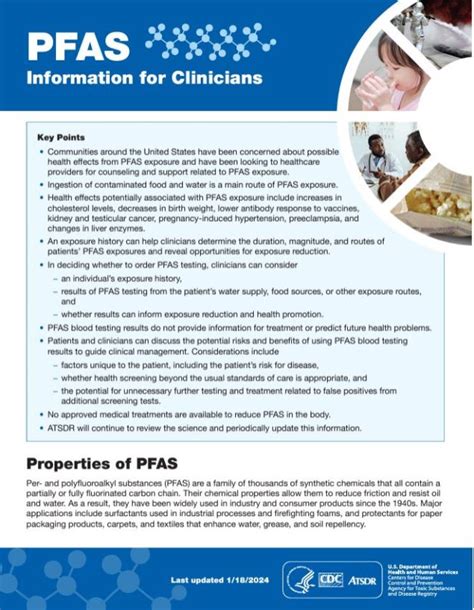 pfas info for clinicians