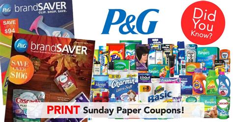 P&g Coupon Printable That are Modest Hunter Blog