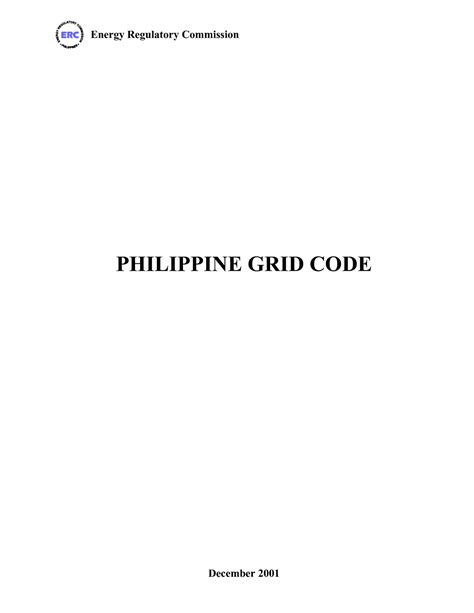 pgc philippine grid code