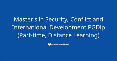 pgdip distance learning