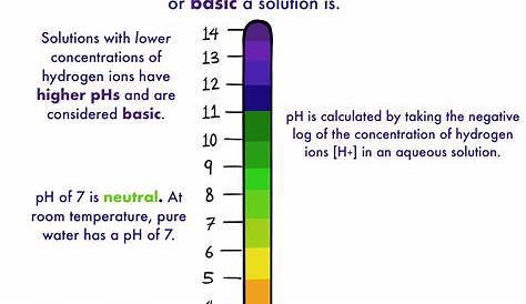Scale Of Ph Value For Acid And Alkaline Solutions Stock