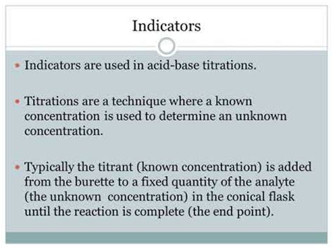 Ph And Indicators Leaving Cert