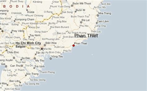 phan thiet vietnam map