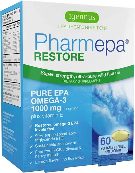 pharmepa restore 1000mg pure epa fish oil
