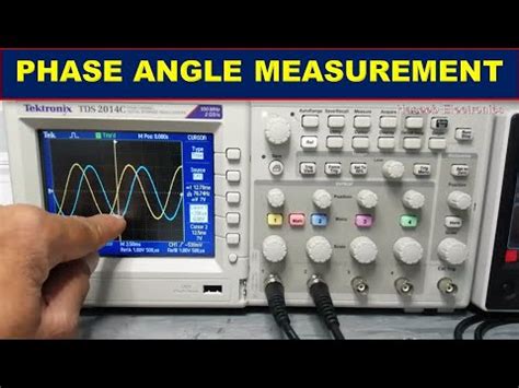 Phase Angle Measurement With An Oscilloscope Experiment
