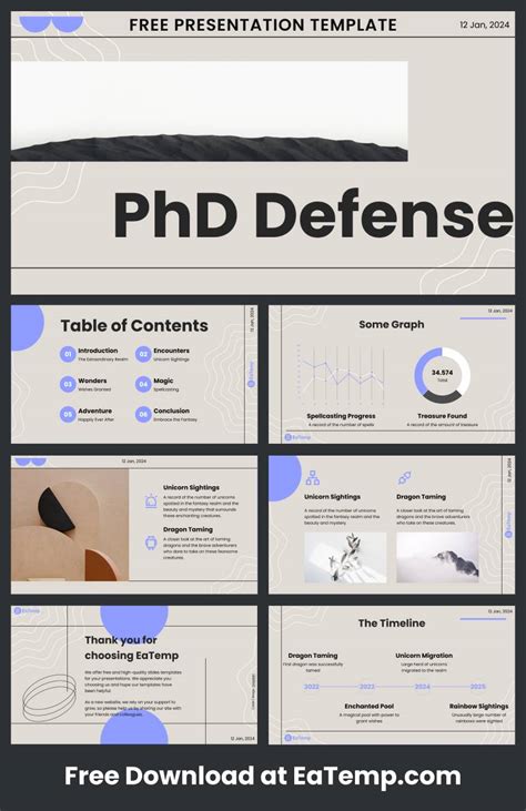 phd defence presentation example