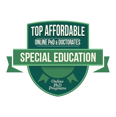 phd in special education online programs