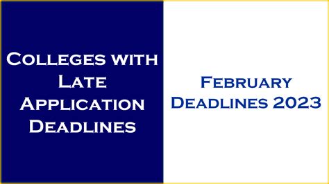 phd programs with late application deadlines