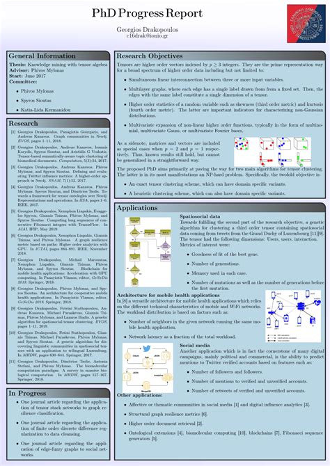 phd progress report example