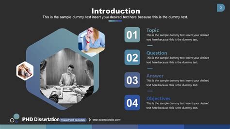 phd thesis presentation format