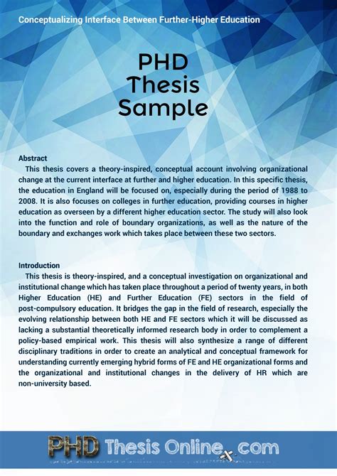 phd thesis writing pdf