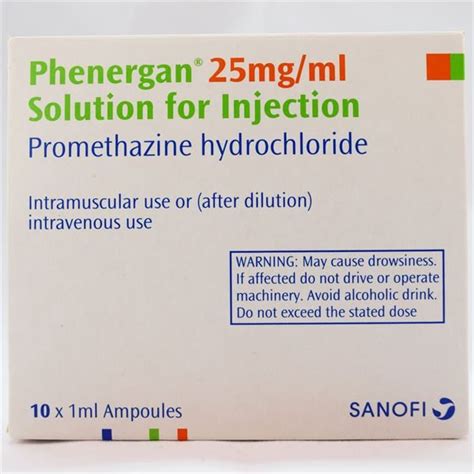 phenergan injection sanofi