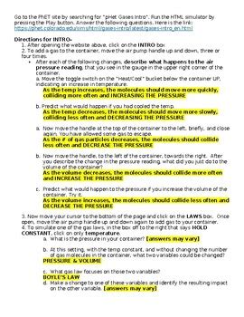 Phet Gas Intro Answer Key
