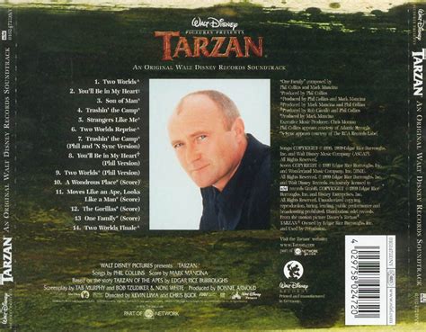 phil collins tarzan soundtrack list