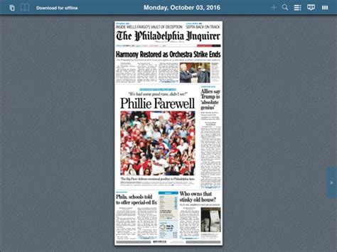 phila inquirer replica edition